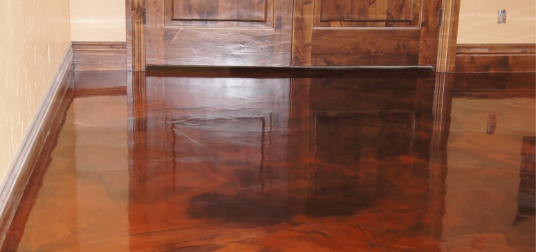 Concrete Metallic Marble Stain