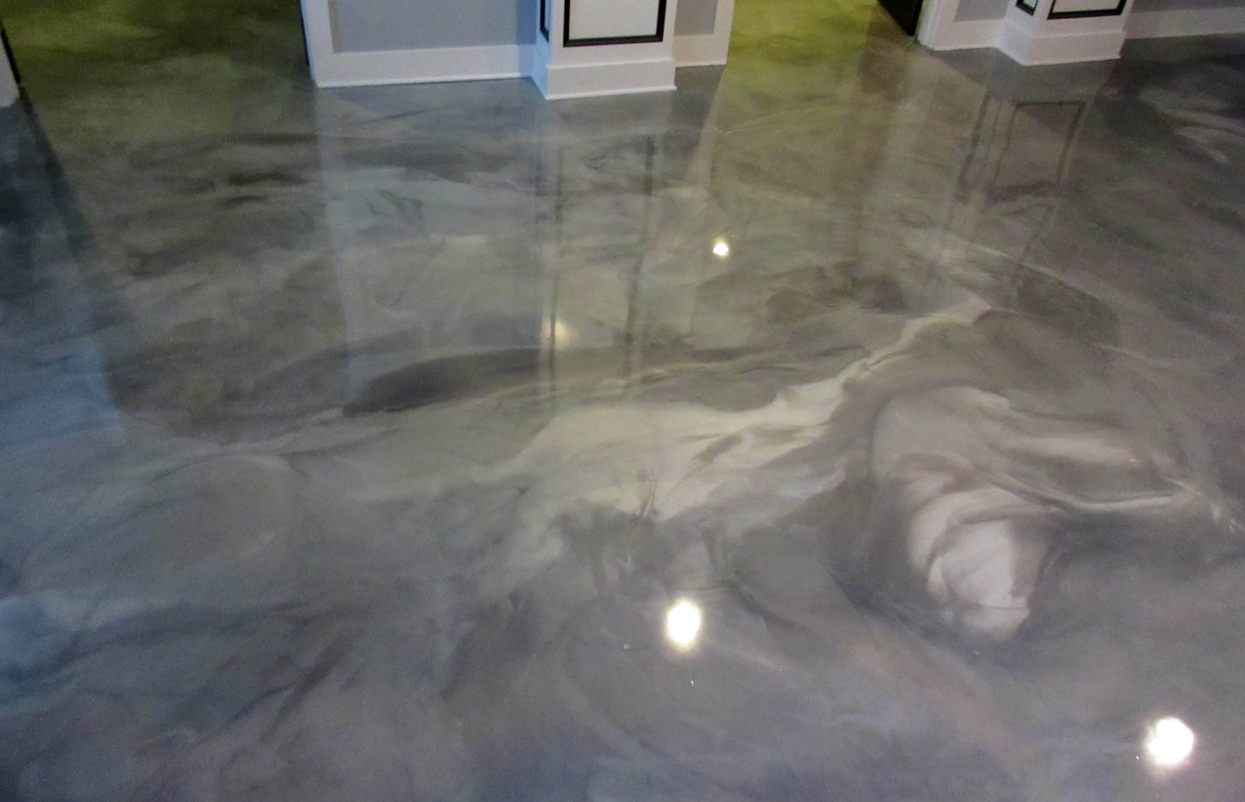 Shiny Concrete Floor