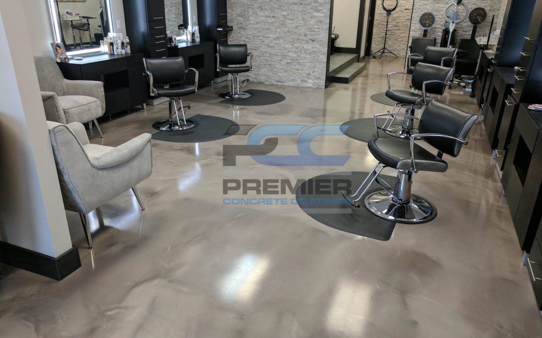 Decorative Epoxy Flooring for Hair Salon