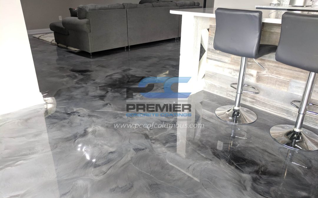 Metallic Epoxy Flooring is an Elegant Addition