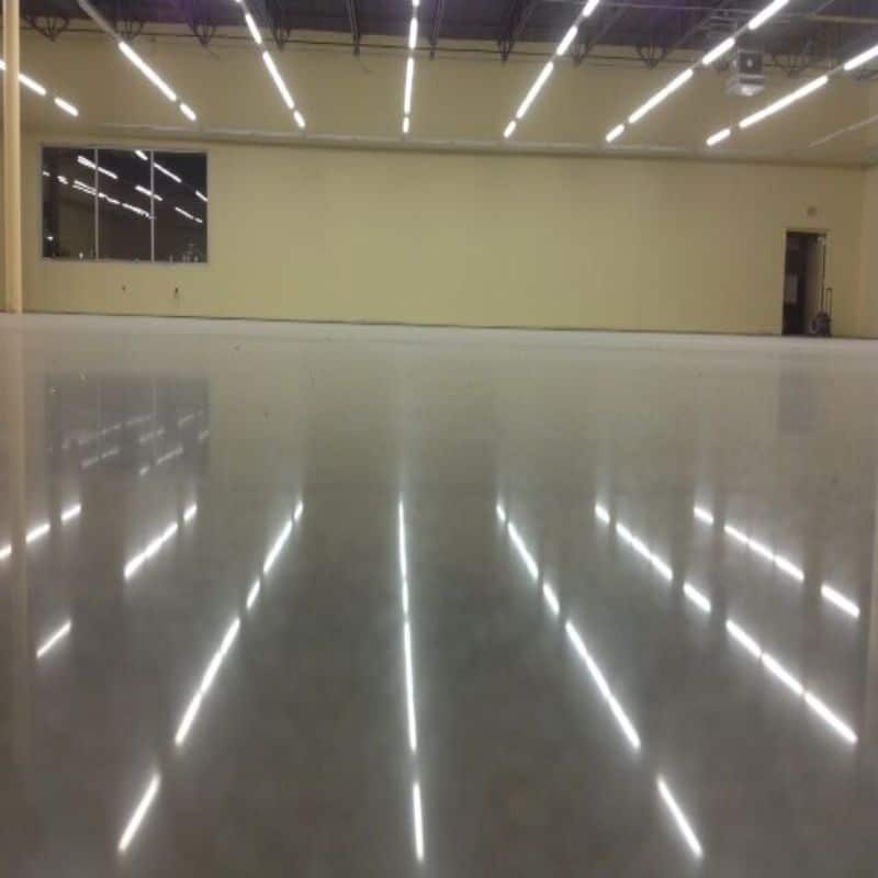 Polished Concrete Warehouse Floor