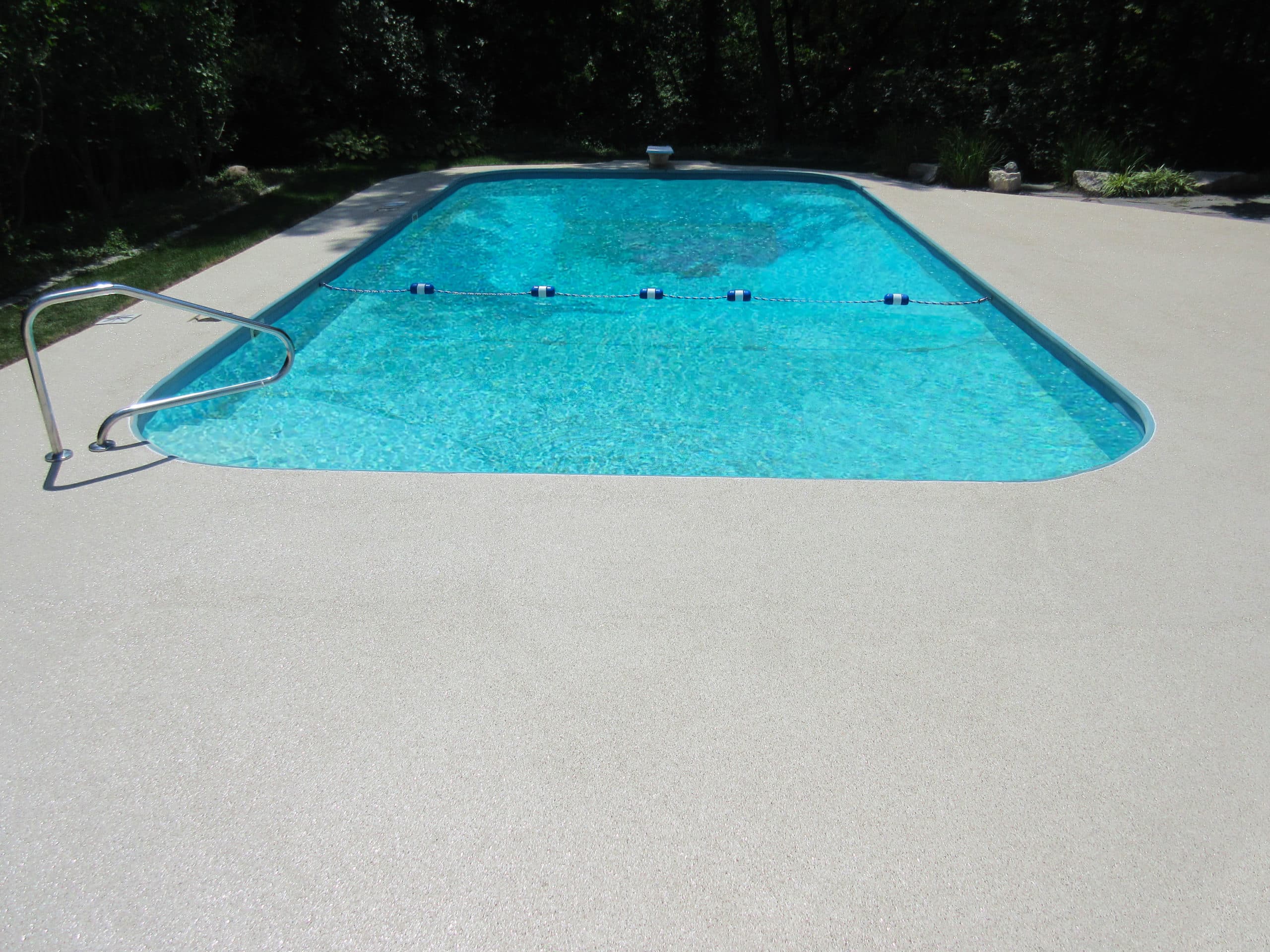 Decorative Concrete Pool Deck Idea