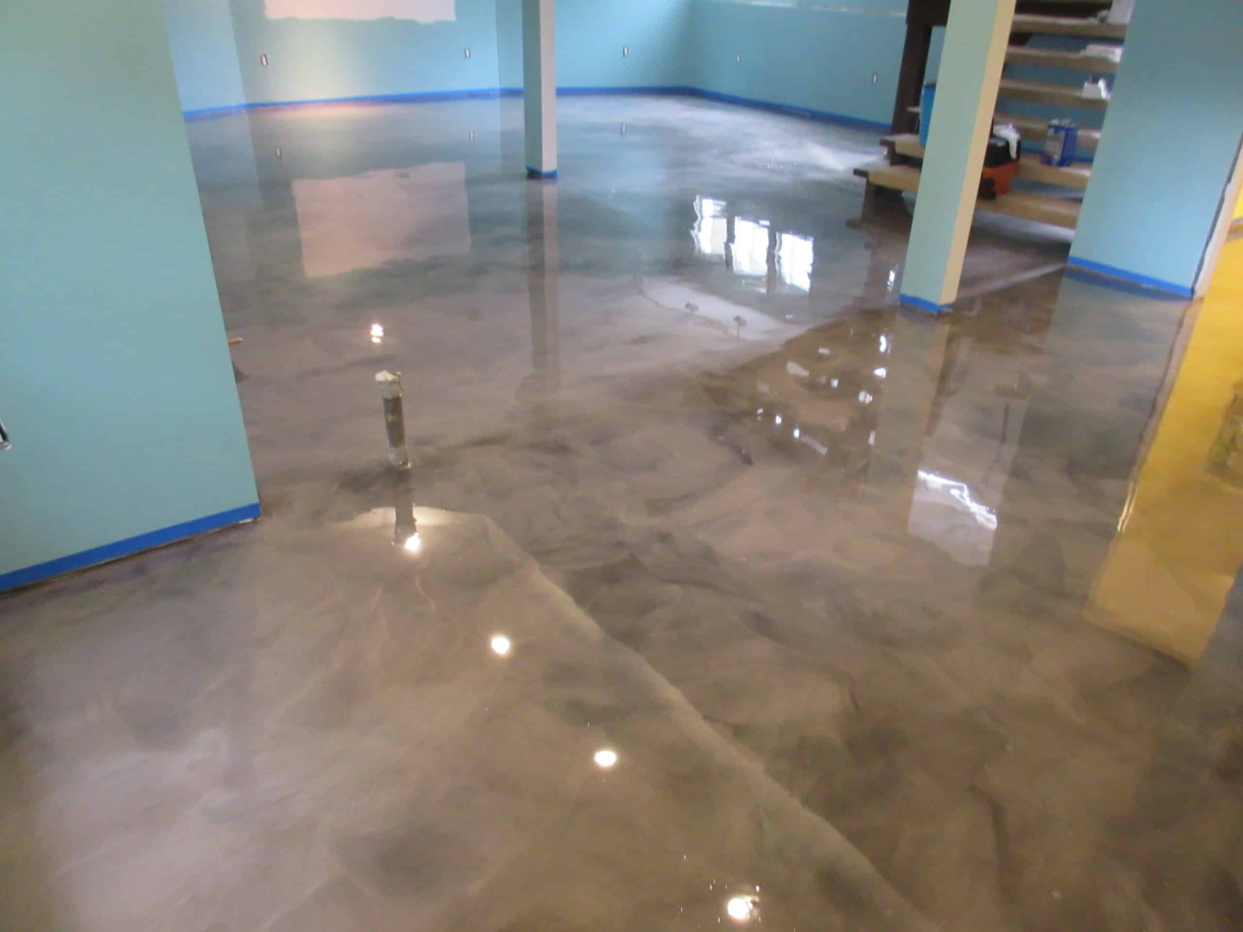 Epoxy Basement Floor Transformation