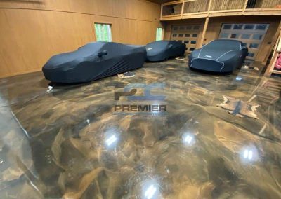 metallic epoxy floor