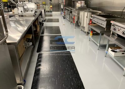 solid color epoxy floor