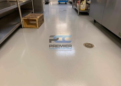 solid color epoxy floor